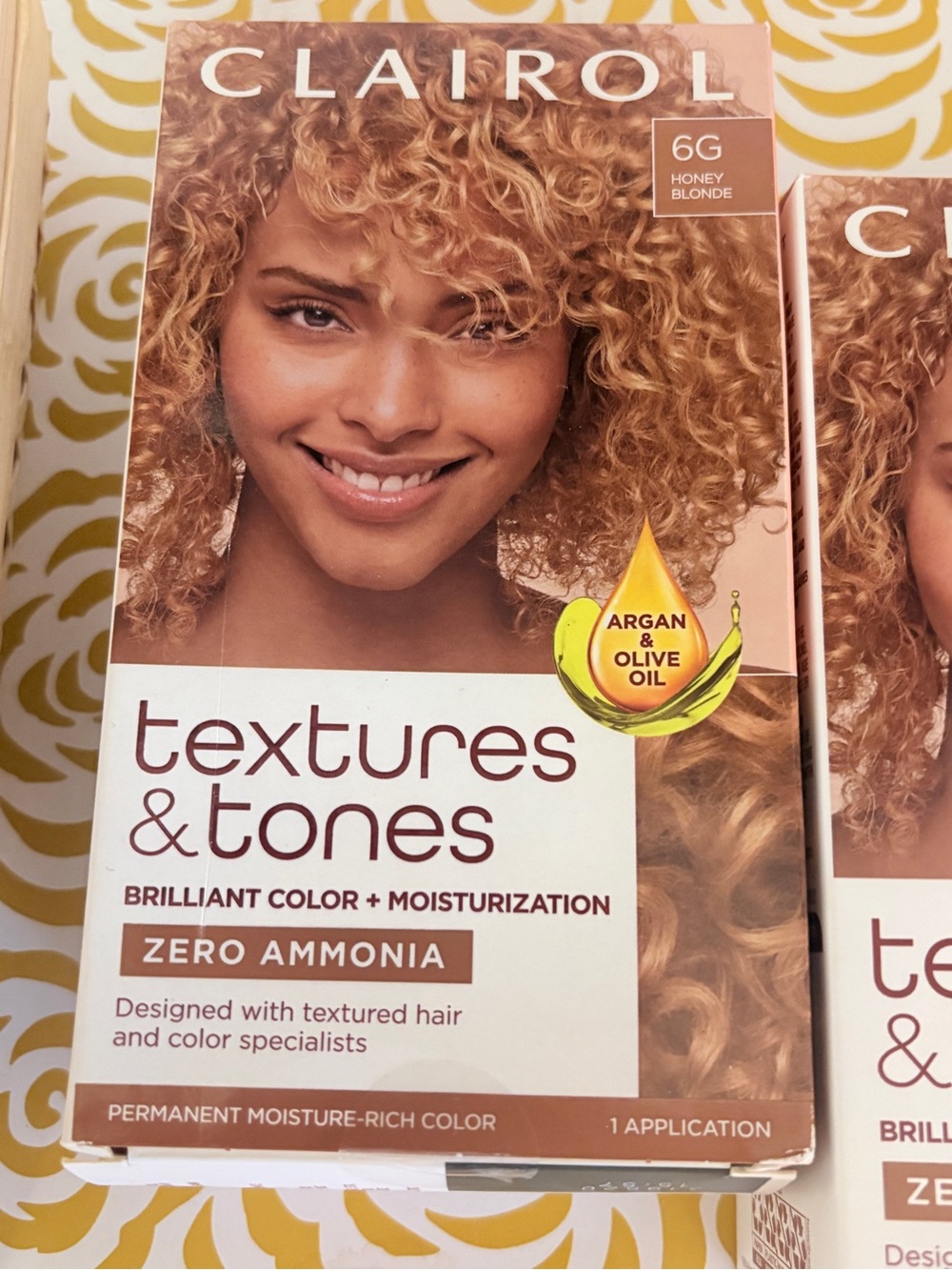 3 BOXES of CLAIROL Textures & Tones Hair Color – 6G Honey Blonde (Brown/Golden)